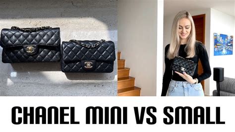 chanel new mini vs small